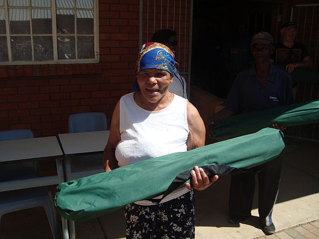 The most needy in Missionvale Township were the first to receive their beds